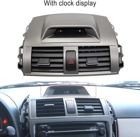 Center Dash A/C Outlet Air Vent Panel And Upper Dashboard Cover Strips Trim Left & Right Fit for Toyota Vehicle 2008-2013 Corolla Replace 55670-02160 55663-02060 55436-02150 in Saudi Arabia
