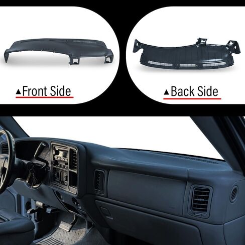 Upper Dash Dashboard Cover, Fit Chevy Silverado GMC Sierra 1500 2500HD 3500 1999-2006/ Chevy Avalanche Tahoe 2000-2006/GMC Yukon 2001-2006, Gray in Saudi Arabia