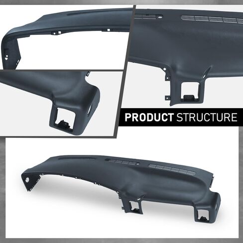 Upper Dash Dashboard Cover, Fit Chevy Silverado GMC Sierra 1500 2500HD 3500 1999-2006/ Chevy Avalanche Tahoe 2000-2006/GMC Yukon 2001-2006, Gray in Saudi Arabia
