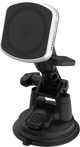 Scosche MXMSAMPS MagicMount Pro Heavy Duty Magnetic Phone Mount/Tablet Holder for Car, MagSafe Stand with Extra Strong Magnets and AMPS Base Compatible with ProClip Vehicle Specific Mount Bases in Saudi Arabia