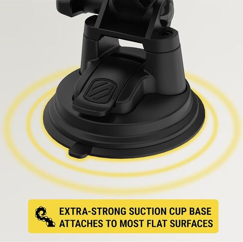 Scosche MXMSAMPS MagicMount Pro Heavy Duty Magnetic Phone Mount/Tablet Holder for Car, MagSafe Stand with Extra Strong Magnets and AMPS Base Compatible with ProClip Vehicle Specific Mount Bases in Saudi Arabia
