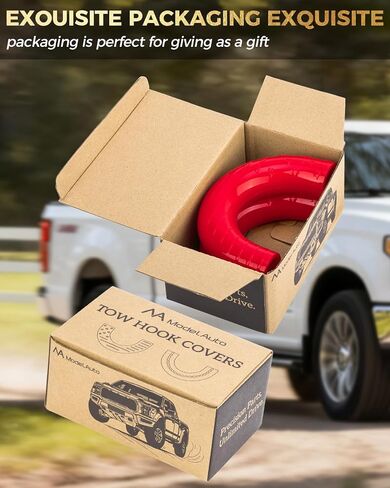 أغطية خطاف السحب متوافقة مع إكسسوارات Ford F150 2004-2025 ، للحصول على ملحقات فورد برونكو 2021-2024 ، لتويوتا توندرا 2017-2021 ، التصميم الشخصي ، حماية مكافحة الإنشاء ، تسهيل التثبيت (الأزرق) in Saudi Arabia
