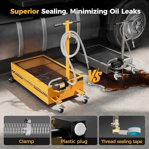 25 جالالًا ، مقلاة تصريف الزيت الكهربائي ، ومضخة 110 فولت عالية التدفق ، وفرط 9.8 قدم ، ومحرك 200 واط ، و 2 عجلات دوارة قفل ، وعجلات اتجاهية مستقرة ، ومقبض قابلة للطي ، وذات شحنة للشاحنات ، و RVs ، وسيارات الدفع الرباعي ، والأسود in Kuwait