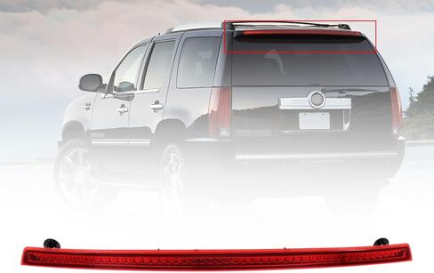 LAFORMO Rear Red LED High Mount Third Brake Light Compatible With 2007 2008 2009 2010 2011 2012 2013 2014 Ca-dillac Escalade ESV,GM2890104 25779085 in Saudi Arabia