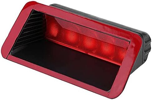 GOTOTOP Universal Third Brake Light 5 LED 12V Universal Car High Mount الخلفية الثالثة الثالثة الفرامل المقطوعة المصباح الذيل Red 7.3 "× 3.2" بلاستيك in Saudi Arabia