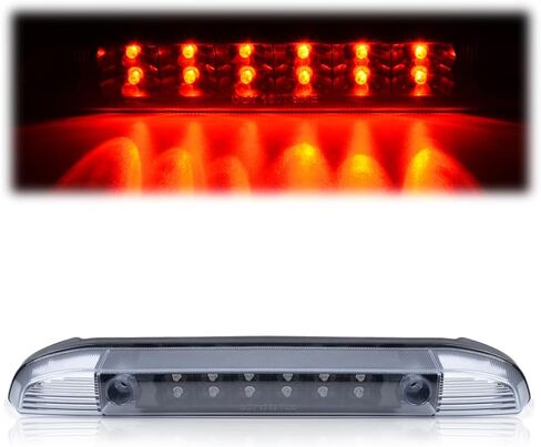 PIT66 LED ضوء الفرامل الثالث ، متوافق مع 01-04 نيسان فرونتير بيك آب ثالث فرامل التوقف مصباح مصباح ضوء صافي العدسة السوداء in Saudi Arabia