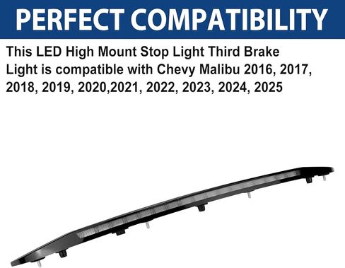 42795725 مجموعة ضوء الفرامل الثالثة - متوافقة مع Chevy Malibu 2016-2025 High Mount Brake Light in Saudi Arabia