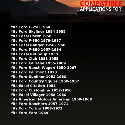 ختم ناقل الحركة التلقائي يناسب Ford F-250 ، F-350 1964 1965 1966 1967 1968 1969 1970 1971 1972 1973-1987 Fits American Motors American ، AMX ، Ambassador 1958-1971 1PCS in Kuwait