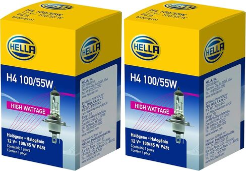HELLA H4 100/55W High Wattage Bulb, 12V in Saudi Arabia