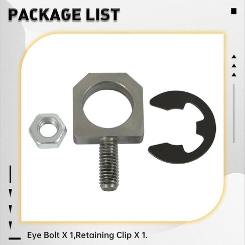 Turbo Variable Flow Actuator Eye Bolt w/Nut & Clip Compatible with 2007-2012 Acura RDX K23A1 in Saudi Arabia