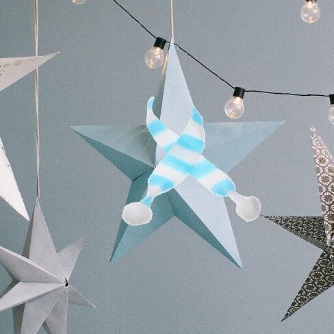 Logofun 20pcs Mini Christmas وشاح مصغرة عيد الميلاد وشاح صغير الثلج الأوشحة صغيرة الزجاج in Kuwait
