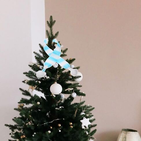 Logofun 20pcs Mini Christmas وشاح مصغرة عيد الميلاد وشاح صغير الثلج الأوشحة صغيرة الزجاج in Kuwait