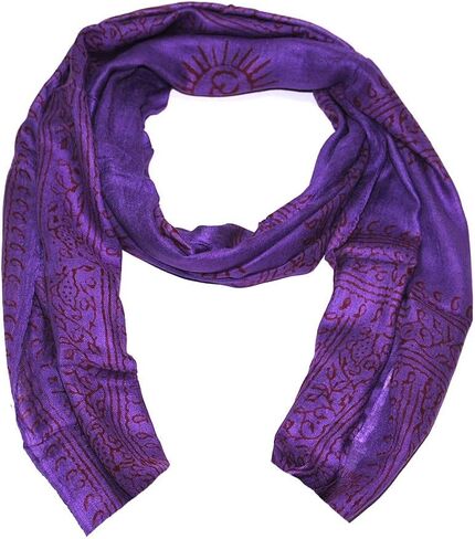 Gabriella's Gifts Women's Printed Ohm Prayer Meditation Yoga Scarf in Saudi Arabia