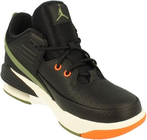 Jordan Max Aura 5 Big Kids 'Shoes (DZ4352-101 ، White/Varsity Red/Wolf Gray/Black) in Saudi Arabia