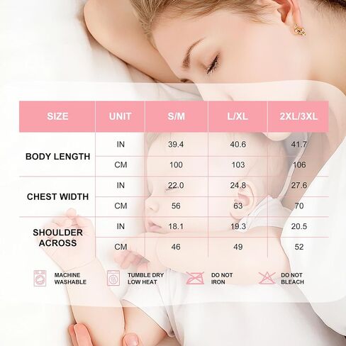 V.&GRIN Mommy and Me Robe and Swaddle Set, Maternity Robe and Matching Baby Blanket | Hospital Outfits Labor Delivery in Kuwait