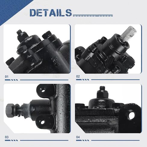 Power Steering Gear Box Assembly Fit for 1964-1976 Buick Centurion Electra Fit for Chevy Bel Air Caprice Impala Fit for Olds Custom Cruiser 98 Delta 88 27-6529 in Saudi Arabia