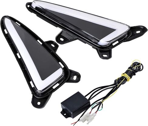 Car Flashing Compatible with Toyota CHR C-HR 2017 2018 2019 LED DRL Daytime Running Light Daylight Fog Lamps Yellow Turn Signal Light Car Styling in Saudi Arabia