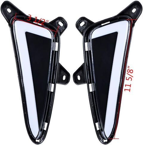 Car Flashing Compatible with Toyota CHR C-HR 2017 2018 2019 LED DRL Daytime Running Light Daylight Fog Lamps Yellow Turn Signal Light Car Styling in Saudi Arabia