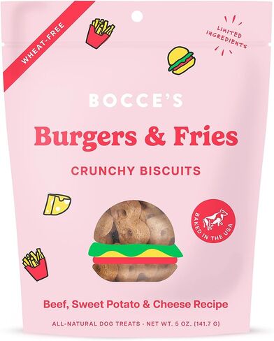 Bocce's Bakery Birthday Cake Bundle for Dogs - Special Edition Wheat-Free Dog Treats, Made with Real Ingredients, Baked in The USA, All-Natural Peanut Butter Vanilla Biscuits, 5 oz (Pack of 3) in Saudi Arabia