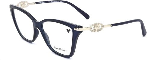 FERRAGAMO Eyeglasses SF 2949 R 432 Transparent Blue in Saudi Arabia