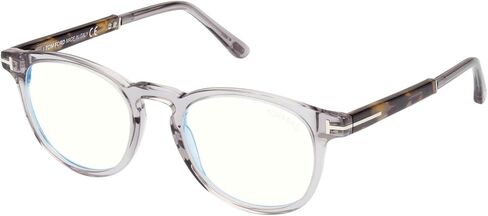 Tom Ford Eyeglasses FT 5891 -F -B Asian Fit 020 Transparent Smoke Gray ، Palladium in Saudi Arabia