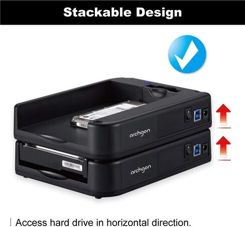 MH-3507HUB-U3A USB 3.0 Patented Hard Drive Docking Station, Plus 3 Ports USB 3.0 Hub, Optimized for UASP & SATA III 6.0 Gbps Transfer Rate in Saudi Arabia