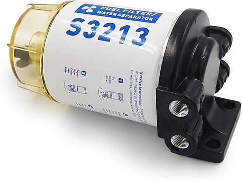 S3213 Fuel Water Separator Filter Assembly Compatible with Outboard Motor Engine Boat 10 in Saudi Arabia