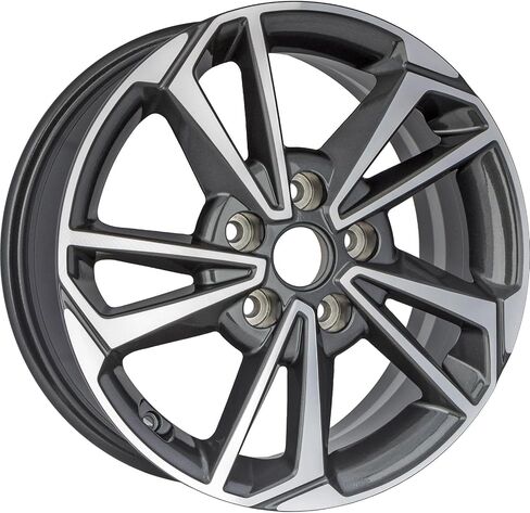New 16"" 16x6.5"" Aluminum Alloy Wheel Rim for KIA Forte LXS 2022 2023 2024 | ALY74833U35N | Direct Fit - OE Stock Specs, Machined and Charcoal Grey in Saudi Arabia