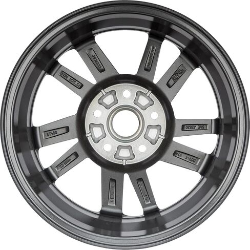 New 16"" 16x6.5"" Aluminum Alloy Wheel Rim for KIA Forte LXS 2022 2023 2024 | ALY74833U35N | Direct Fit - OE Stock Specs, Machined and Charcoal Grey in Saudi Arabia