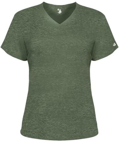 Badger Sports Tri-Blend Ladies' V-Neck Tee - XL - FSHT in Saudi Arabia