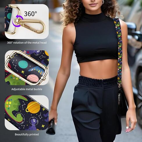 Wide Purse Strap Replacement Crossbody, Funny Shoulder Strap Adjustable, Cute Bag Strap for Women Guitar Purses in Kuwait