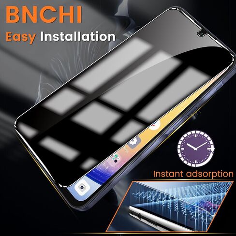 مجموعة BNCHI 3+3 واقي شاشة للخصوصية لهاتف Samsung Galaxy A14 5G مع 3 قطع من واقي عدسة الكاميرا، طبقة زجاجية مقواة مضادة للتجسس، مضادة للخدش، حساسة للمس، صديقة للحافظة in Saudi Arabia