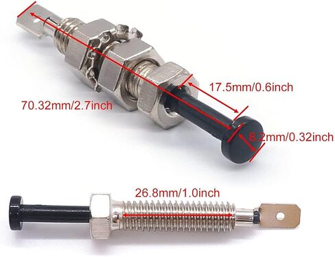 6 PCS Door Pin Switch Car Auto Tunt Trunk Alarm Security Hood On Off Emplor in Kuwait