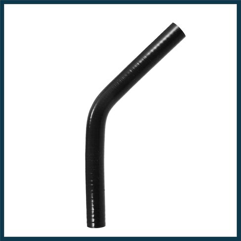 16mm 0.63" ID 45 Degree Elbow Silicone Reducer Hose Pipe Bend Turbo Water Intercooler Black Automotive Parts in Saudi Arabia