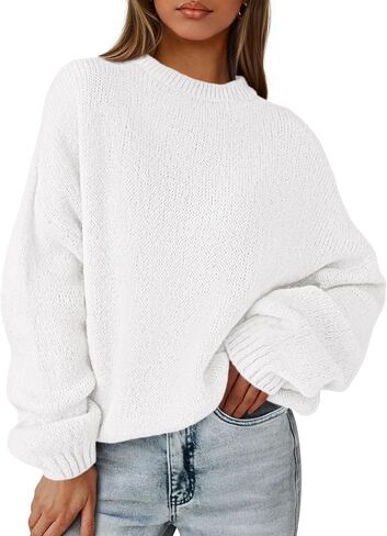 PRETTYGARDEN Women's Fall Oversized Sweaters Dressy Casual Long Sleeve Chunky Knit Winter Pullover Tops 2025 Holiday Outfits in Saudi Arabia