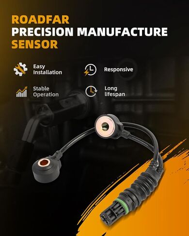 مستشعر Roadfar Knock ، Sensonation Knock Sensor Fits for 318i 1996-1999 for 318is 1996-1999 for 318ti 1996-1999 for Z3 1996-1998 استبدال OE KS270 in Kuwait