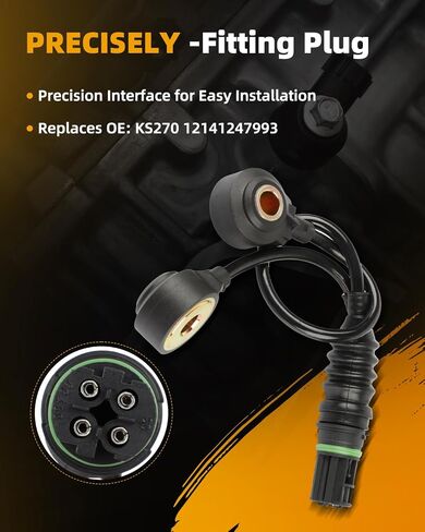 مستشعر Roadfar Knock ، Sensonation Knock Sensor Fits for 318i 1996-1999 for 318is 1996-1999 for 318ti 1996-1999 for Z3 1996-1998 استبدال OE KS270 in Kuwait