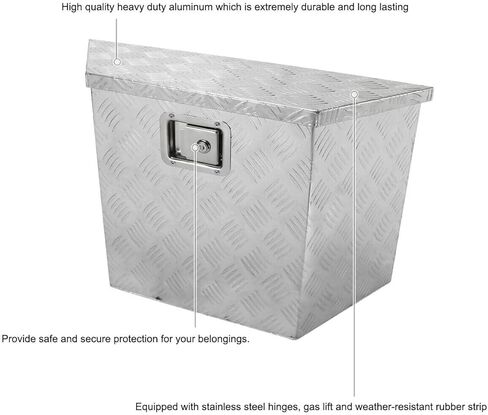مربع الأدوات 28 "/15" تخزين مقطورة الشاحنة الشاحنة من الألومنيوم+ قفل+ خلفي لـ RAV4 96 09-11 لـ CR-V 07-11 لـ Corolla 88-96 لـ Rogue 09-12 لـ Camry 87-96 لـ Forester 09-12 for 530i in Saudi Arabia