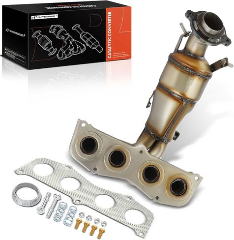 A-Premium Exhaust Manifold Catalytic Converter Kit Direct-Fit Compatible with Toyota Corolla 2009-2011, Matrix 2009-2013 & Scion tC 2007-2010 & Pontiac Vibe 2009-2010, 2.4L, EPA Compliant in Saudi Arabia
