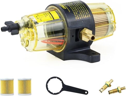 UF10K FUEL FILTER UF-10K مجموعة فاصل المياه مع عنصر مرشح 2pcs للمحرك الخارجي in Saudi Arabia