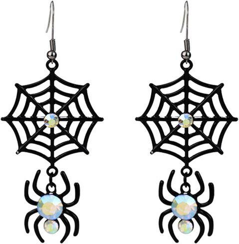 Halloween Green Ghost Earrings, The Nightmare Before Christmas Earrings for Women Girls Kids Dangle Earrings Xmas Drop Earrings Green Trendy Jewelry S925 Ear Hooks in Saudi Arabia