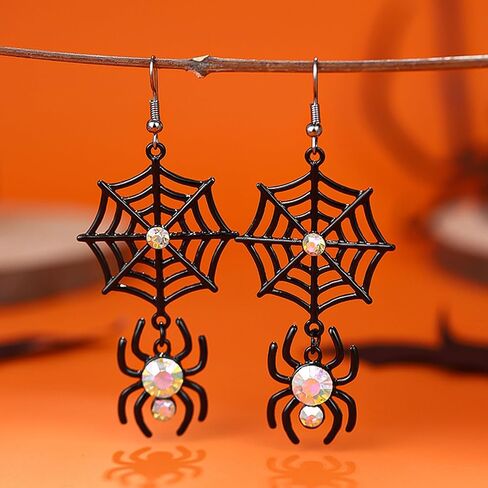 Halloween Green Ghost Earrings, The Nightmare Before Christmas Earrings for Women Girls Kids Dangle Earrings Xmas Drop Earrings Green Trendy Jewelry S925 Ear Hooks in Saudi Arabia