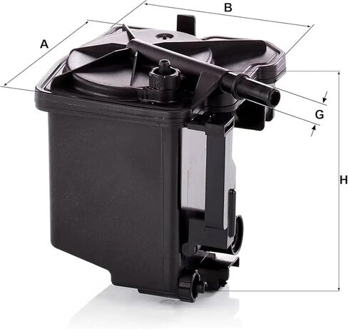 WK939/2 13327804958 13328517166 9649448880 Fuel Filter Assembly FOR in Saudi Arabia