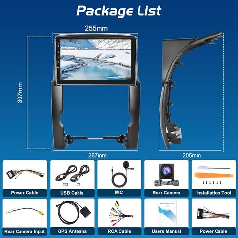 [2+64G] راديو سيارة لكيا سورينتو 2009-2012 مع تشغيل لاسلكي وأندرويد أوتو - ستيريو سيارة أندرويد 10.1 بوصة تعمل باللمس - واجهة مستخدم متعددة/نظام تحديد المواقع العالمي/واي فاي/SWC + كاميرا احتياطية AHD in Kuwait