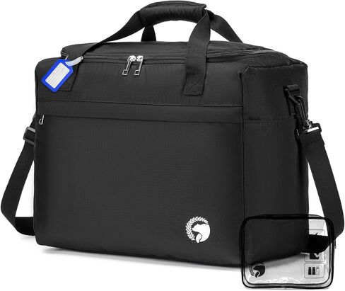 40x30x20 cm Travel Bag, Lightweight Personal Item Bag for Airlines,16x12x8 inch Carry on Luggage,25L Foldable Travel Duffel Bag for Women Men,Waterproof Weekender Overnight Hospital Bags in Kuwait