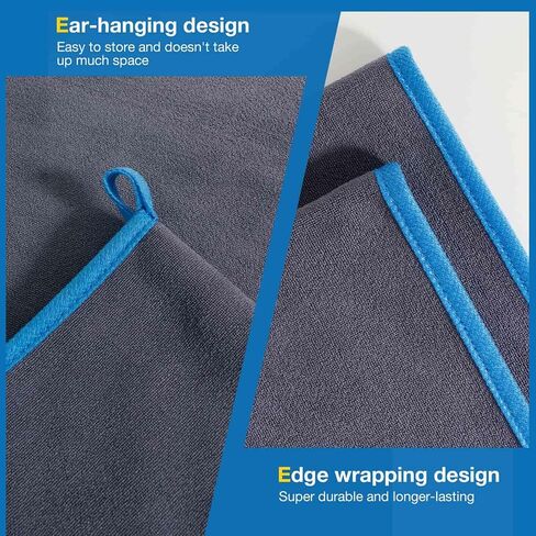 71"X 24" Extra Large Microfiber Towel for Car,Ultra Absorbent Car Washing Cloth,Designed Specifically for Fast Drying Cars,No Shedding,No Streaks, Scratches or Water Spots (Grey) in Saudi Arabia