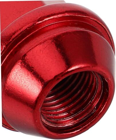 Zerodeko Red Solid Lug Nut Covers Wheel Lug Nut Protector Caps for Easy Installation Robust Design for Secure Wheel Attachment Automotive Accessory in Saudi Arabia