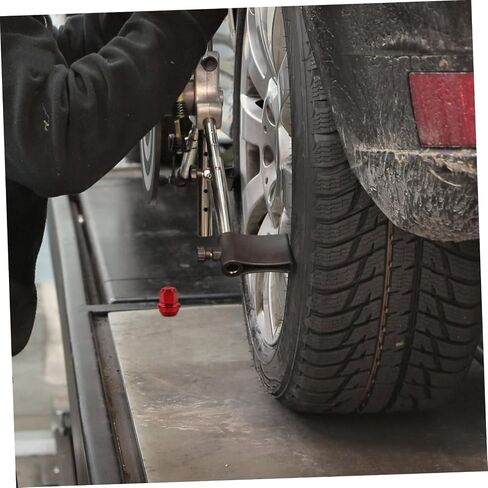 Zerodeko Red Solid Lug Nut Covers Wheel Lug Nut Protector Caps for Easy Installation Robust Design for Secure Wheel Attachment Automotive Accessory in Saudi Arabia