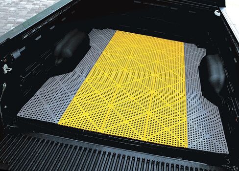 Dri-Dek® Pickup Truck Bed & Service Work Truck Compartment Liner - 1'x1' Interlocking Mats (12-Pack, Black) in Saudi Arabia