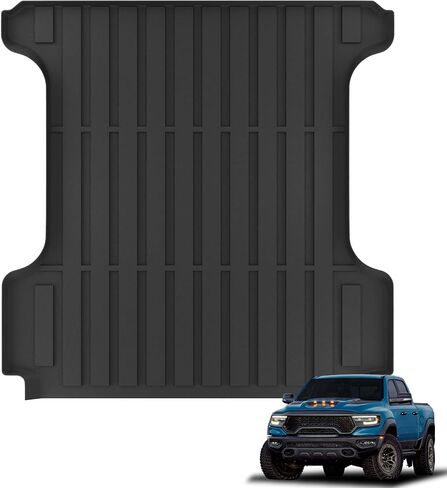 KARPAL Truck Bed Mat for Ram 1500/1500 RHO 2019-2026 & RAM 1500 Classic 2019-2024 5.7 ft Short Bed (67.4 in) Not for Rambox, All Weather TPE Truck Bed Liner Cargo Trunk Accessories for Ram 1500 in Saudi Arabia